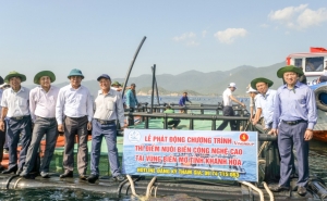 Quỹ Thiện Tâm hỗ trợ mô hình thí điểm nuôi biển công nghệ cao tại Khánh Hòa